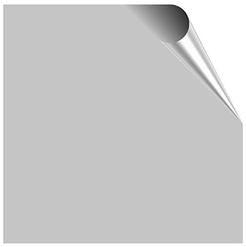 Image of Gloss Tile Stickers for 15cm x 15cm / 150mm x 150mm / 6 Inch Waterproof for Kitchen, Splashback, for Bathroom, Self Adhesive, Peel and Stick On, Removable (Silver, 10)