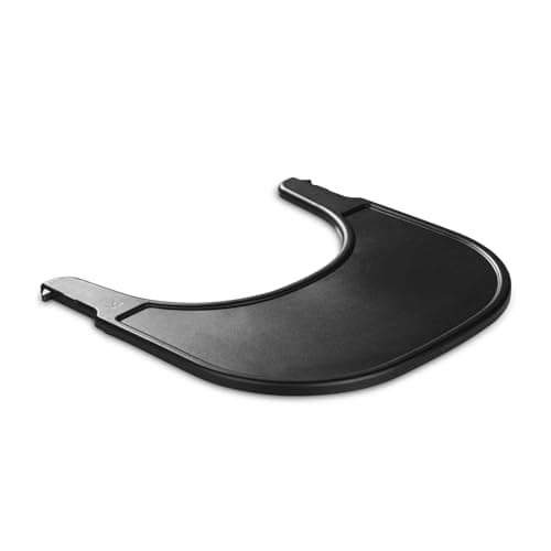 Image of hauck Alpha Click Tray, Black - Plastic Tray for Alpha+ Wooden Highchair 6 Months+, Just Seconds to Remove and Fix, Easy to Clean, Made of Recycled Material