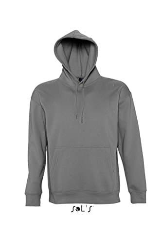 Image of SLAM - Unisex Hooded Sweat-Shirt with Kangaroo Pocket (L, DARK GREY)