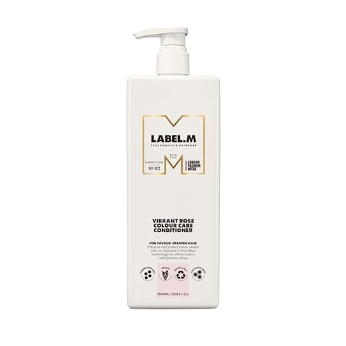 Image of LABEL.M Vibrant Rose Colour Care Conditioner 1000ml – With Recyclable Pump