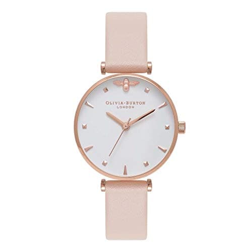 Image of Olivia Burton Queen Bee Women's Watch Nude Rose Gold One Size