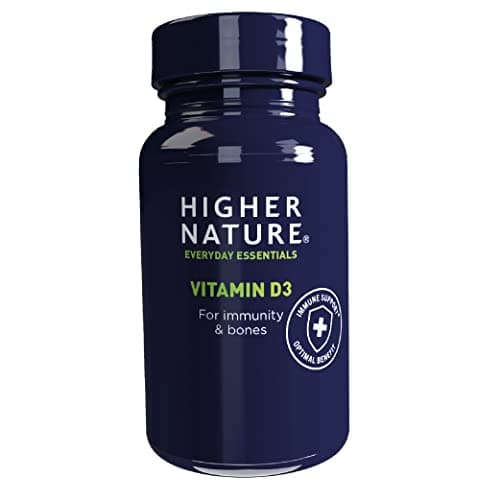 Image of Higher Nature - Vitamin D3 - Supports Immunity - Supports Muscle Function - The Sunshine Vitamin - 120 Capsules