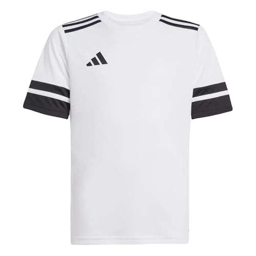 Image of adidas Unisex Kids SQUADRA25 Jersey Short Sleeve Kids, White/Black, 11-12 Years