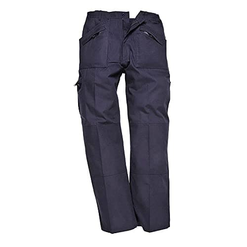Image of Portwest Classic Action Trousers - Texpel Finish, Color: Navy, Size: S, S787NARS