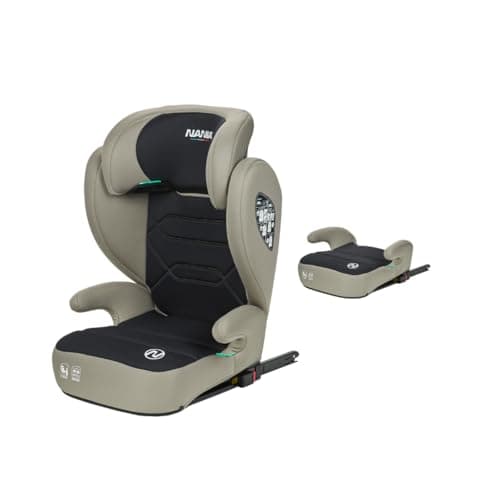 Image of NANIA Isofix Bogota 2 EN 1 I-Size 100-150 cm Child car seat - Group 2/3 - Approx. 4-12 Years Old - Child car seat Booster with Side Protection - Adjustable headrest - Isofix or seat Belt Attachment