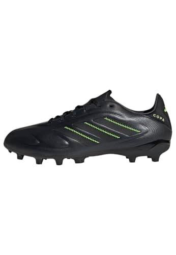 Image of adidas Unisex Kids COPA Pure III League Firm Ground/Multi Ground Football Boots Kids, Core Black/DGH Solid Grey/Lucid Lemon, 1 UK