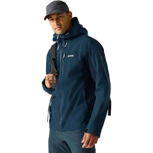 Image of Regatta Mens Birchdale II Waterproof Jacket Breathable Lightweight Outdoor Walking Coat
