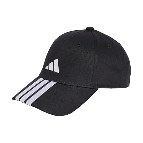 Image of Adidas Unisex Bball 3S Cap New Logo, Black/White, M-L