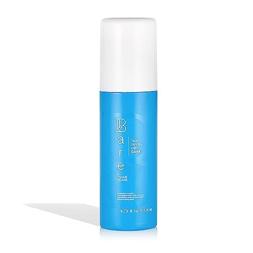 Image of Bare by Vogue Fake Tan - Self Tan Face Mist Spray Solution - Dark for a Natural Glow on Face & Body - Easy Application Mist 125ML
