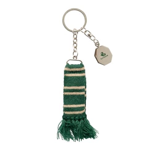 Image of Grupo Erik Keyring Harry Potter Merchandise - Slytherin Scarf Keychain, Cute Keyring, Cool Keyrings, Harry Potter Gifts Under 10 Pounds, Slytherin Gifts