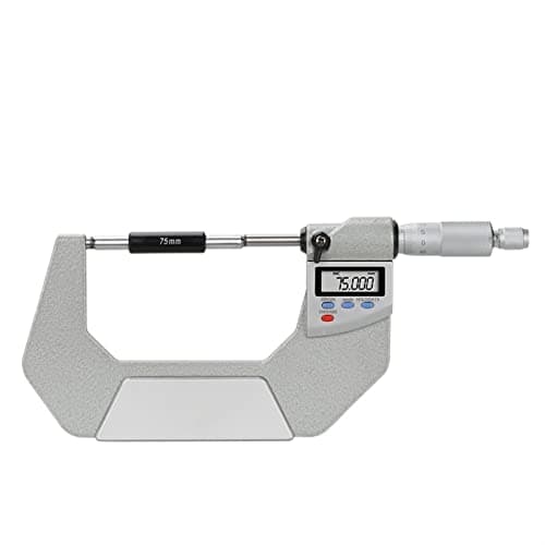 Image of Micrometer, Micrometer IP65 0.001mm Outside Digital 0-25/50/75/100mm Water/Oil Proof Electronic Gauge Measure Caliper(75-100mm)