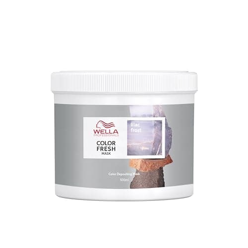 Image of Wella Professional Color Fresh Mask, Temporary Hair Color Refresh Treatment, Semi-Permanent Hair Dye, Hair Gloss Treatment, Lilac Frost, 500 ml