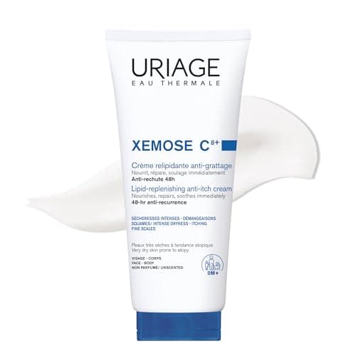 Image of Uriage Xémose Lipid-Replenishing Anti-Irritation Cream 200ml - Face & Body - Very Dry Skin Prone to Atopy - Hydrates, Immediatly Soothes Itching Sensations, Brings Long-Lasting Comfort
