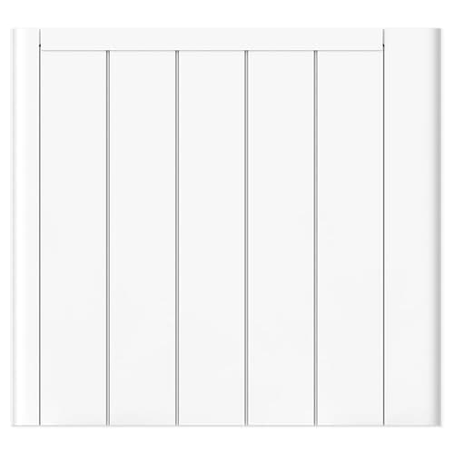 Image of MYLEK Ceramic Radiator Panel Heater Electric with WIFI Smart APP or Programmable Display 1500W, Triac Thermostat, White Aluminium Wall Mounted or Freestanding, Bathroom Energy Efficient (1.5KW)