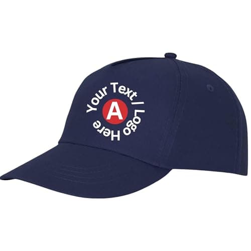 Image of SAUTE STYLES Personalized Baseball Cap with Custom Text, Picture or Logo | Workwear Baseball Cap for Men & Women | Adjustable One Size Adults Unisex Cap | 12 Colors (Multicoloured)