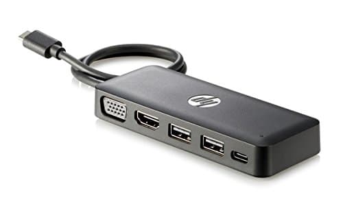 Image of HP Z9G82AA USB-C Travel HUB Mobile Device Dock Station - Black