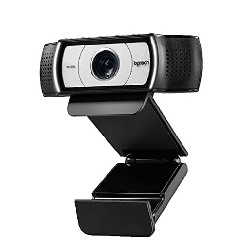Image of Logitech C930-E Business Webcam, Full HD 1080p/30fps Video Calling, Light Correction, Autofocus, 4X Zoom, Privacy Shade, Works with Skype Business, WebEx, Lync, Cisco, PC/Mac/Laptop/Macbook/Chrome