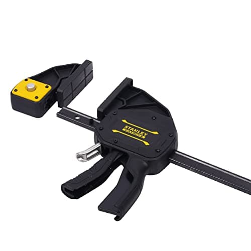 Image of Stanley Tools STA083240 600 mm FatMax X-Large Trigger Clamp - Yellow/Black