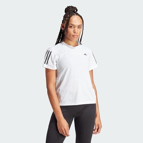 Image of adidas Women's Own The Run Base Tee, White/Black, M