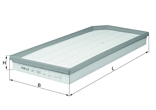 Image of MAHLE LX 1262 - Air Filter Car - Engine