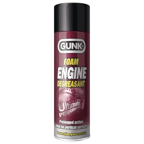 Image of Granville – Gunk Foam Engine Degreasant – 500ml | Powerful Aerosol Engine Foam Degreaser for Vertical Surfaces | Ultimate Cleaning for Grime & Grease