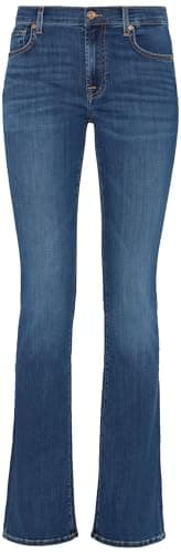 Image of 7 For All Mankind Women's Bootcut Bair Duchess Jeans, Mid Blue, 25 W
