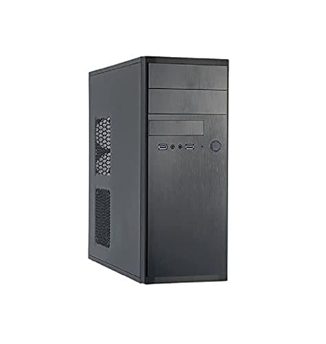 Image of Chieftec HQ-01B Midi-Tower Computer Case Black – Computer Case (Midi-Tower, PC, Black, ATX, Micro ATX, Home/Office, 12 cm)