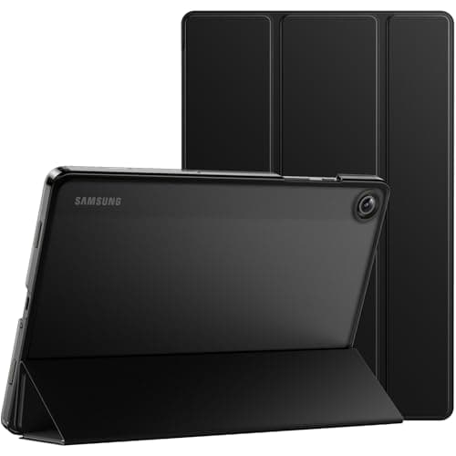 Image of JETech Case for Samsung Galaxy Tab A9+ / A9 Plus 11-Inch 2023, Slim Translucent Back Tri-Fold Folio Stand Protective Tablet Cover, Auto Wake/Sleep (Black)
