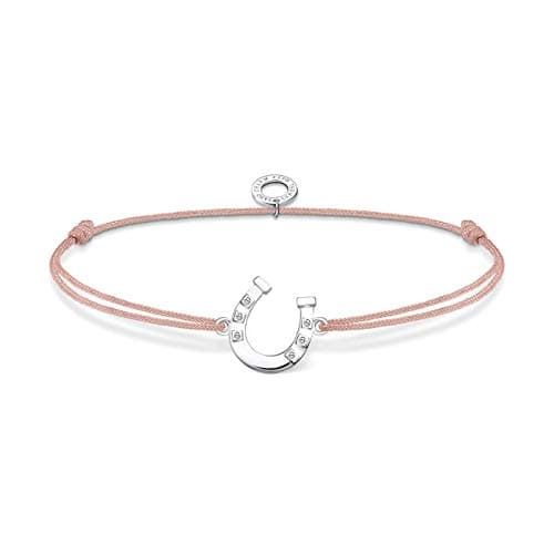 Image of Thomas Sabo Bracelet horseshoe 925 Sterling Silver, Nylon