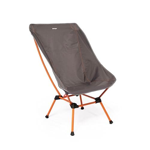 Image of Vango Micro Lux Tall Camping Chair – Oversized Compact Folding Chair with Tall Back, Heavy Duty 180kg Steel Frame, Durable Endure Fabric, Carry Bag Included for Camping & Outdoor Use (Excalibur)