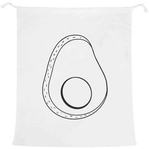 Image of 'Sliced Avocado' Laundry/Washing/Storage Bag (LB00036333)
