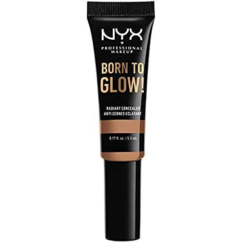 Image of NYX Professional Makeup Born to Glow Radiant Concealer, Iridescent Finish, Reduces Under Eye Circles, Highlight and Contour, Vegan Formula, Shade: Neutral Tan