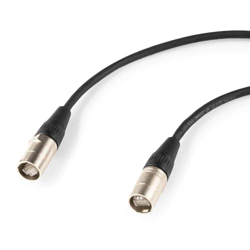 Image of PD Connex CX195-3 Ethercon Cable - 3m CAT6 Data Cable, RJ45 Connectors, Durable Patch Cable for DMX Fixtures, Ideal for Stage Lighting and Event Production