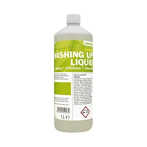 Image of 2Work Washing Up Liquid Concentrate Lemon Fragrance 1 Litre 2W04589