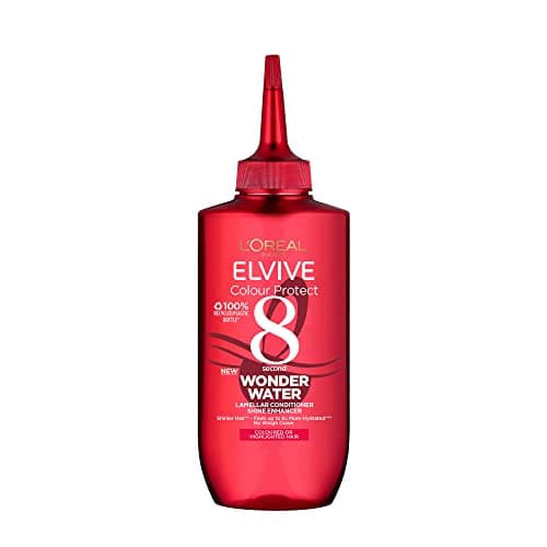 Image of L'Oréal Paris Liquid Conditioner For Coloured Hair, Elvive Colour Protect 8 Second Wonder Water With Lamellar Technology, Shine Enhancer For 8x More Hydrated Hair And Vibrant Soft Lengths, 200ml