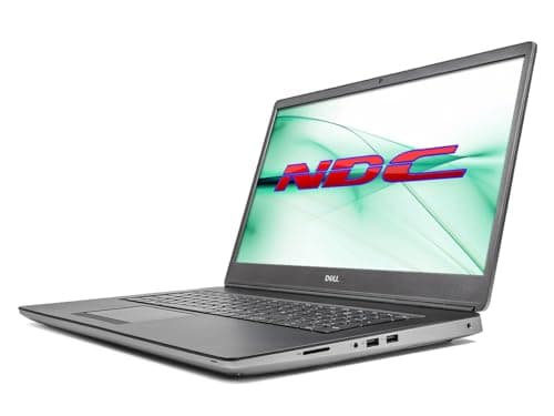 Image of Dell Precision 7750 Laptop i7-10850H, 32GB RAM, 1TB NVMe SSD, 8GB NVIDIA Quadro RTX 4000, 17.3" FHD (Renewed)