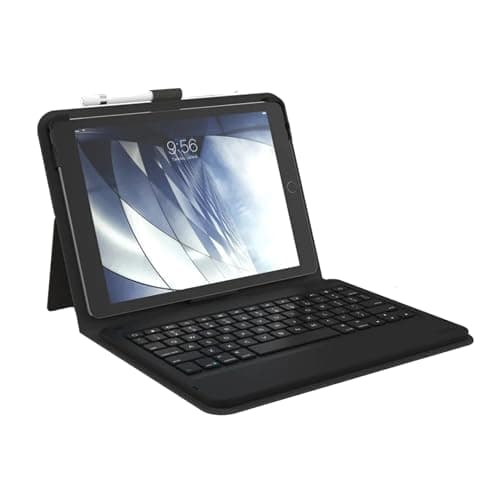 Image of Smart Folio Keyboard Case For iPad Mini 5th Generation 2019 / iPad Mini 4th Generation 2015 (7.9") Wireless Bluetooth Tablet Stand Cover With Pencil Holder