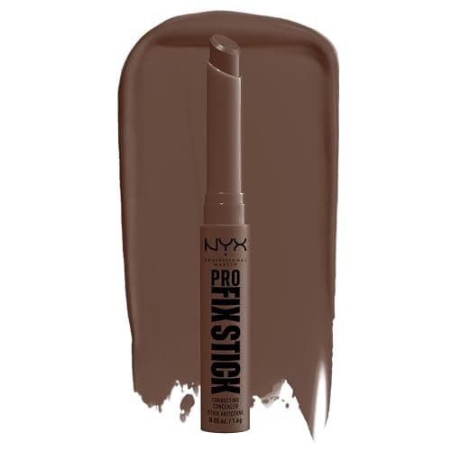 Image of NYX Professional Makeup Correcting Concealer Stick, Covers Blemishes, Dark Spots and Discolouration, 12H Wear, Vegan Formula, Pro Fix Stick, Deep Walnut
