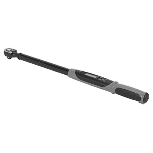 Image of Sealey Stw306B Angle Torque Wrench Digital 1/2In Sq Drive 20-200Nm Black Series