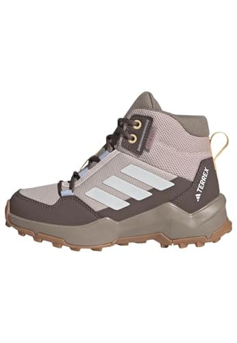 Image of adidas Unisex Kids Terrex AX4R MID RAIN.RDY Hiking Shoes, Blush Pink/Off White/Ice Tangerine, 5 UK