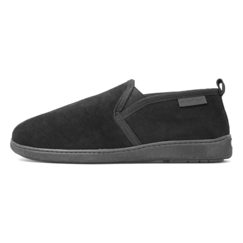 Image of Hush Puppies Men's Arnold Slipper, Black, 9 UK