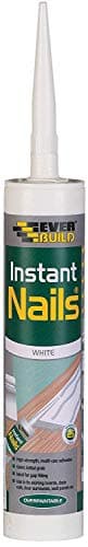Image of PACK of 4 Everbuild Instant Nails High Strength Quick Grab Panel Adhesive 290ml