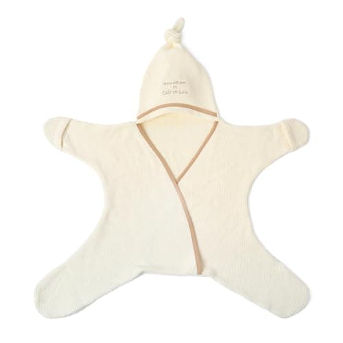 Image of Clair de Lune Organic Star Breathable Mesh Baby Wrap Blanket 0-6 Months