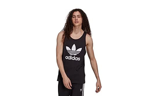 Image of Adidas H06634 Trefoil Tank Vest Men's Black/White S