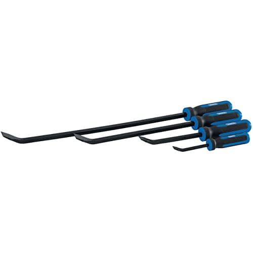 Image of Draper 92034 4 Piece Soft Grip Pry Bar Set, Black