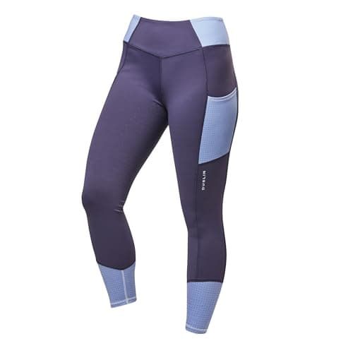 Image of Dublin Womens/Ladies Power Performance Colour Block Horse Riding Tights (16 UK) (Blue)