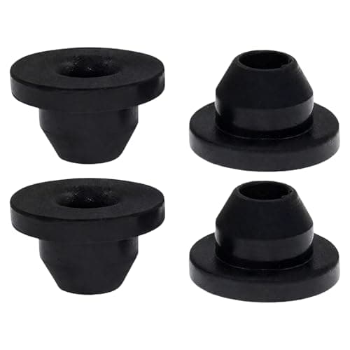 Image of 4PCS Windshield Washer Wiper Pump Spray Motor Rubber Grommet Seal Cap 443955465 Compatible with VW Golf Compatible with VW Polo Compatible with VW Bus T3 T4 T5 Car Accessories