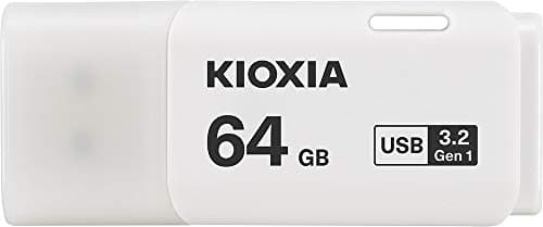 Image of KIOXIA 64GB TransMemory U301 USB 3.2 Flash Drive, White