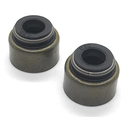 Image of REPLACEMENTKITS.COM Brand Valve Stem Seal Fits (2 Pack) Several Kawasaki FH, FR, FS, FX Series Engines Replaces 92049-7001