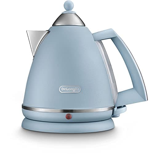Image of De'Longhi Argento Flora KBX3016.AZ Kettle, 360 Swivel base & cord storage, Blue